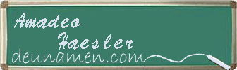 Amadeo Haesler Visitenkarte